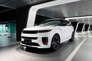 DRY CARBON BODY KIT for LAND ROVER RANGE ROVER SPORT L461 2022+

Set includes:

Front Bumper
Front Grille
Side Skirts
Rear Bumper
Rear Diffuser
Exhaust Tips

Material: Dry Carbon Fiber

NOTE: Professional installation is required

Contact us for pricing