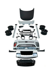 DRY CARBON BODY KIT for LAND ROVER RANGE ROVER SPORT L461 2022+

Set includes:

Front Bumper
Front Grille
Side Skirts
Rear Bumper
Rear Diffuser
Exhaust Tips

Material: Dry Carbon Fiber

NOTE: Professional installation is required

Contact us for pricing