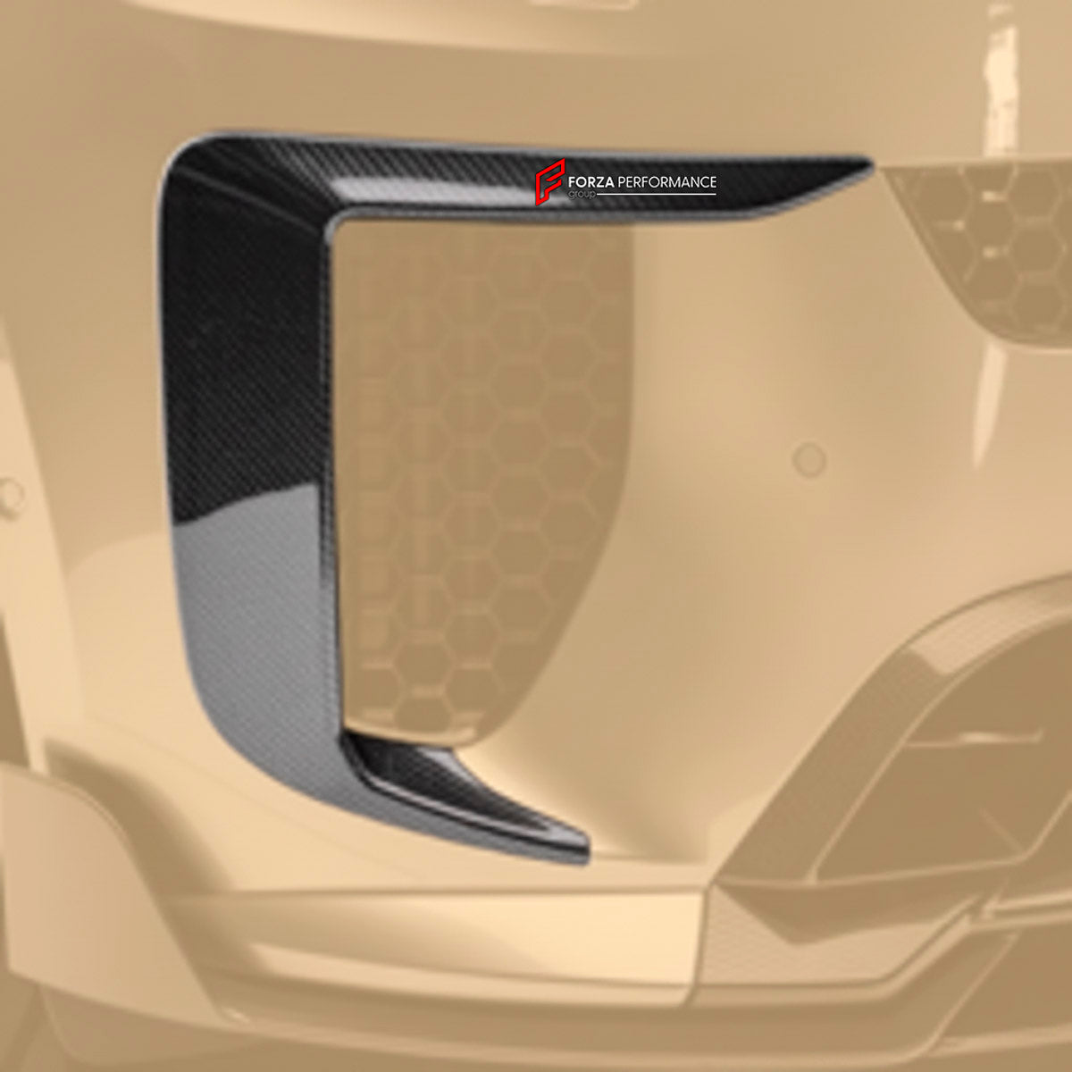 DRY CARBON BODY KIT for LAND ROVER RANGE ROVER SPORT SV L461 2022+ FORZA PERFORMANCE Mansory
Set includes:

Front Lip
Front Bumper Vents
Front Grille
Hood Bonnet Air Intakes
Side Mirror Covers
Side Skirts
Roof Spoiler
Ducktail Spoiler
Rear Diffuser
Rear Bumper Vents
Material: Dry Carbon

NOTE: Professional installation is required.