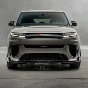 DRY CARBON BODY KIT for LAND ROVER RANGE ROVER SPORT SV L461 2022+ FORZA PERFORMANCE Mansory
Set includes:

Front Lip
Front Bumper Vents
Front Grille
Hood Bonnet Air Intakes
Side Mirror Covers
Side Skirts
Roof Spoiler
Ducktail Spoiler
Rear Diffuser
Rear Bumper Vents
Material: Dry Carbon

NOTE: Professional installation is required.