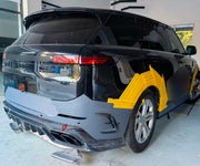DRY CARBON BODY KIT for LAND ROVER RANGE ROVER SPORT SV L461 2022+ FORZA PERFORMANCE Mansory
Set includes:

Front Lip
Front Bumper Vents
Front Grille
Hood Bonnet Air Intakes
Side Mirror Covers
Side Skirts
Roof Spoiler
Ducktail Spoiler
Rear Diffuser
Rear Bumper Vents
Material: Dry Carbon

NOTE: Professional installation is required.