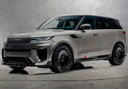 DRY CARBON BODY KIT for LAND ROVER RANGE ROVER SPORT SV L461 2022+ FORZA PERFORMANCE Mansory
Set includes:

Front Lip
Front Bumper Vents
Front Grille
Hood Bonnet Air Intakes
Side Mirror Covers
Side Skirts
Roof Spoiler
Ducktail Spoiler
Rear Diffuser
Rear Bumper Vents
Material: Dry Carbon

NOTE: Professional installation is required.