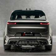 DRY CARBON BODY KIT for LAND ROVER RANGE ROVER SPORT SV L461 2022+ FORZA PERFORMANCE Mansory
Set includes:

Front Lip
Front Bumper Vents
Front Grille
Hood Bonnet Air Intakes
Side Mirror Covers
Side Skirts
Roof Spoiler
Ducktail Spoiler
Rear Diffuser
Rear Bumper Vents
Material: Dry Carbon

NOTE: Professional installation is required.