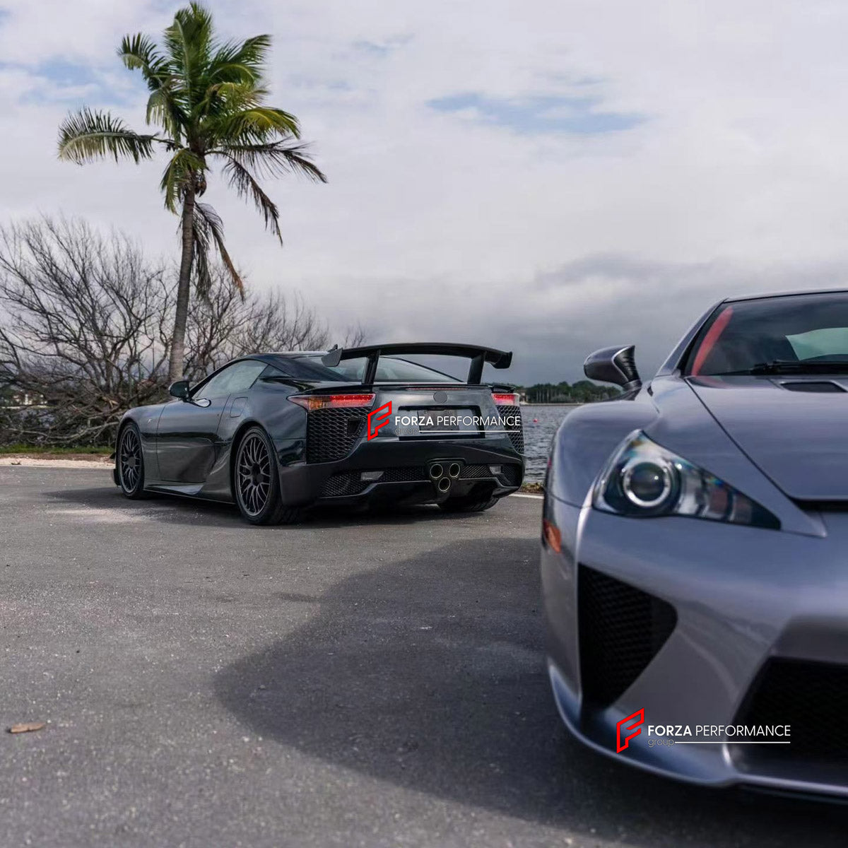DRY CARBON BODY KIT for LEXUS LFA 2010 - 2012 FORZA PERFORMANCE custom fit Nurburgring Edition Style

Set includes:
Front Lip
Front Bumper Canards
Ducktail Spoiler
Rear Spoiler Wing
Rear Diffuser

Material: Dry Carbon

NOTE: Professional installation is required.