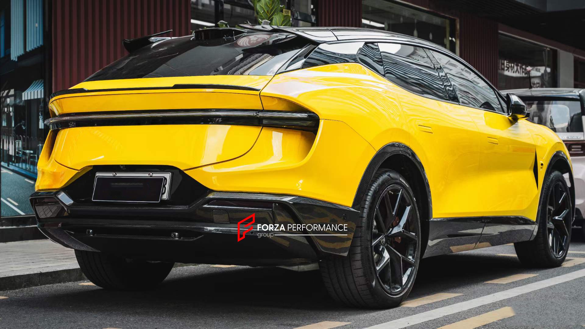 DRY CARBON BODY KIT for LOTUS ELETRE 2024+  Set includes:  Front Bumper Front Lip Side Skirts Side Fenders Rear Diffuser Rear Spoiler