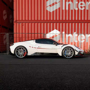 DRY CARBON BODY KIT for MASERATI MC20 2020+

Set includes:
Front Lip
Front Bumper Canards
Side Skirts
Ducktail Spoiler
Rear Diffuser

Material: Dry Carbon

NOTE: Professional installation is required.