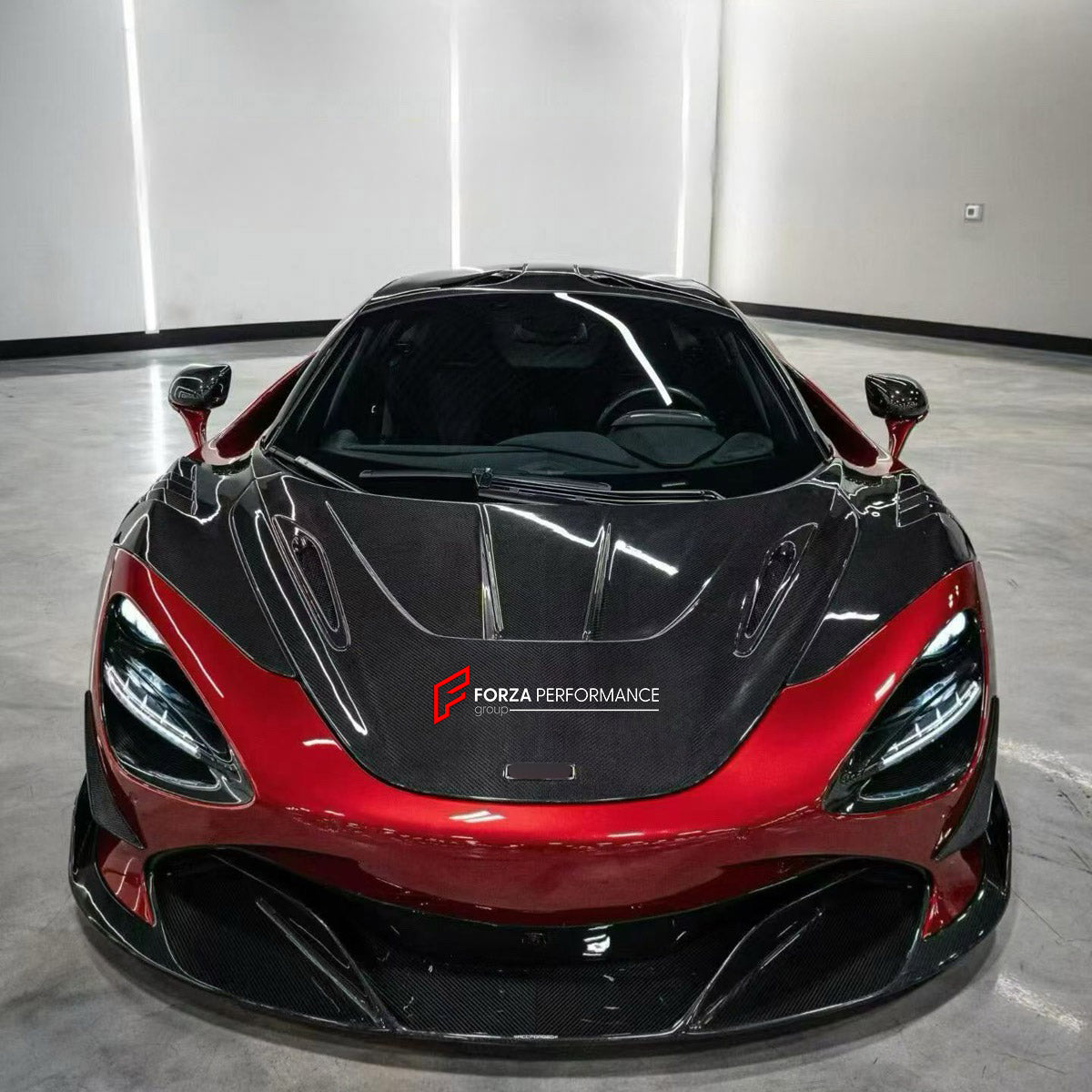 DRY CARBON BODY KIT for MCLAREN 720S COUPE 2017 - 2023 FORZA PERFORMANCE custom fit Ryft Style

Set includes:
Front Lip
Hood Bonnet
Front Fenders
Side Skirts
Rear Spoiler Wing
Rear Diffuser

Material: Dry Carbon

NOTE: Professional installation is required.
