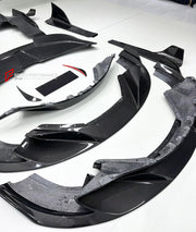 DRY CARBON BODY KIT for MCLAREN 720S COUPE 2017 - 2023

Set includes:
Front Lip
Front Bumper Canards
Side Skirts
Ducktail Spoiler
Rear Spoiler Wing
Rear Diffuser

Material: Dry Carbon

NOTE: Professional installation is required.