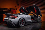 DRY CARBON BODY KIT for MCLAREN 720S COUPE 2017 - 2023 FORZA PERFORMANCE custom fit Black Sail Style

Set includes:
Front Lip
Front Bumper Canards
Front Fenders
Side Skirts
Rear Spoiler Wing
Rear Diffuser

Material: Dry Carbon

NOTE: Professional installation is required.