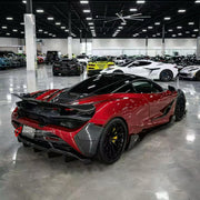 DRY CARBON BODY KIT for MCLAREN 720S COUPE 2017 - 2023 FORZA PERFORMANCE custom fit Ryft Style

Set includes:
Front Lip
Hood Bonnet
Front Fenders
Side Skirts
Rear Spoiler Wing
Rear Diffuser

Material: Dry Carbon

NOTE: Professional installation is required.