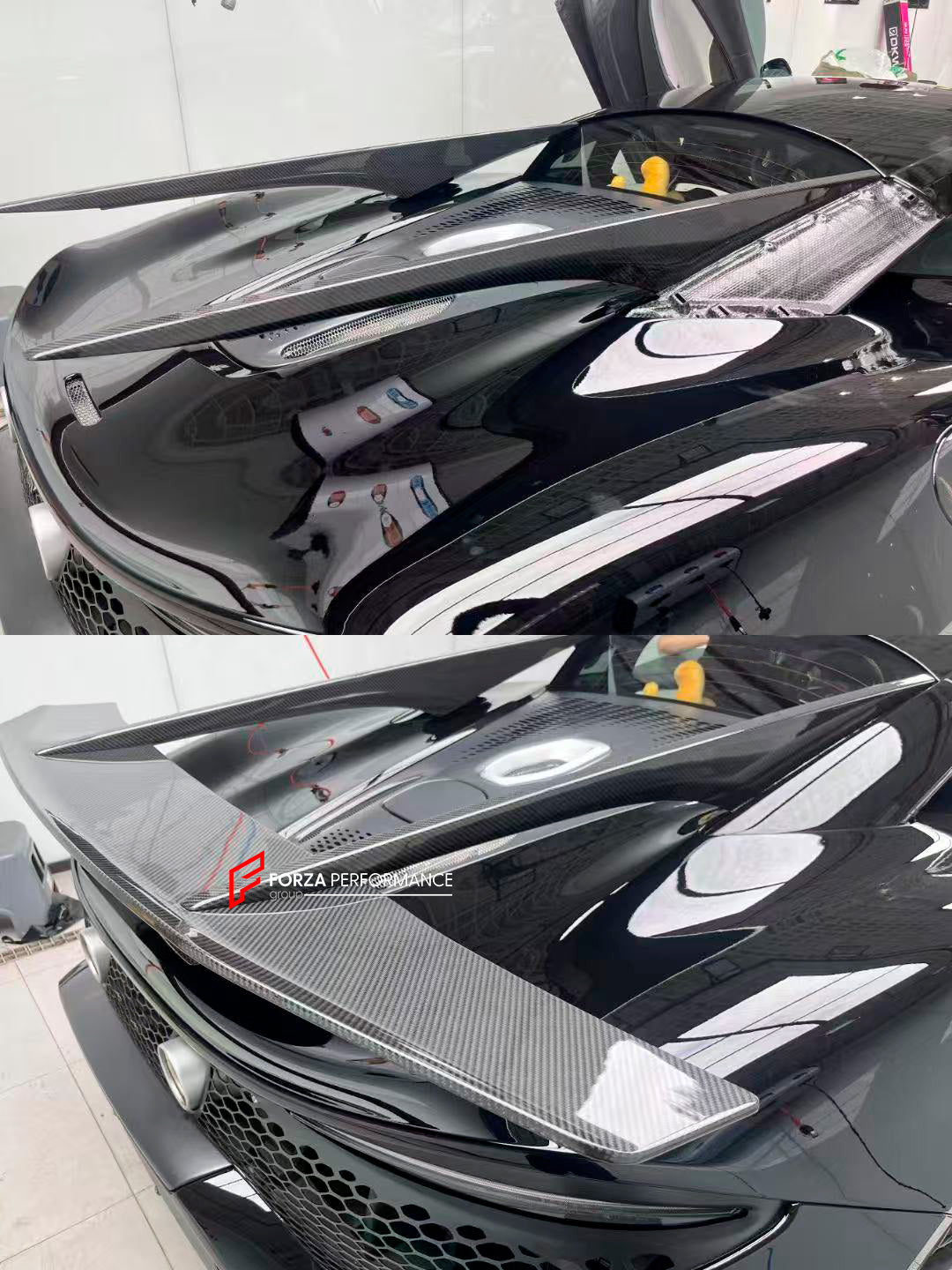 DRY CARBON BODY KIT for MCLAREN ARTURA

Set includes:

Front Lip
Side Skirts

Side Air Vent Covers
Rear Diffuser
Rear Side Splitters
Rear Spoiler

Material: Dry Carbon

Note: Professional installation is required