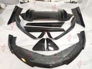 DRY CARBON BODY KIT for MCLAREN ARTURA 2021+ FORZA PERFORMANCE custom fit Novitec Style

Set includes:
Front Lip
Front Bumper Canards
Side Skirts
Side Air Intake Covers
Rear Spoiler Wing
Rear Diffuser

Material: Dry Carbon

NOTE: Professional installation is required.