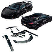 DRY CARBON BODY KIT for MCLAREN ARTURA 2021+

Set includes:

Front Lip
Side Skirts
Side Air Vent Covers
Rear Side Splitters
Rear Spoiler Wing
Rear Diffuser
Material: Dry Carbon

Note: Professional installation is required