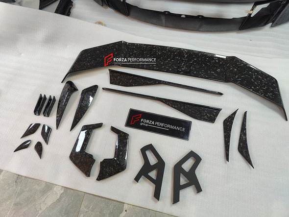 CARBON BODY KIT for MCLAREN ARTURA

Set includes:

Front Lip
Front Bumper Canards
Side Skirts

Side Air Vent Covers
Rear GT Wing Spoiler

Material: Carbon Fiber

Note: Professional installation is required

CONTACT US FOR PRICING