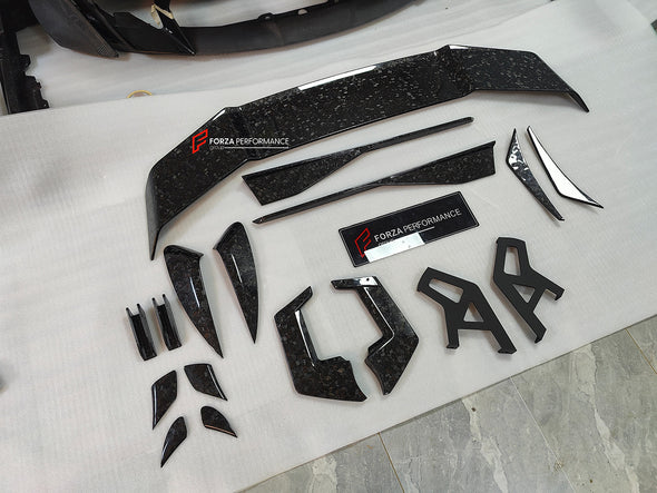 CARBON BODY KIT for MCLAREN ARTURA

Set includes:

Front Lip
Front Bumper Canards
Side Skirts

Side Air Vent Covers
Rear GT Wing Spoiler

Material: Carbon Fiber

Note: Professional installation is required

CONTACT US FOR PRICING
