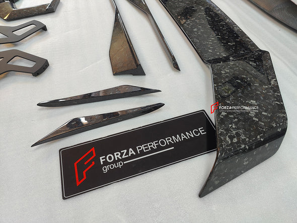 CARBON BODY KIT for MCLAREN ARTURA

Set includes:

Front Lip
Front Bumper Canards
Side Skirts

Side Air Vent Covers
Rear GT Wing Spoiler

Material: Carbon Fiber

Note: Professional installation is required

CONTACT US FOR PRICING