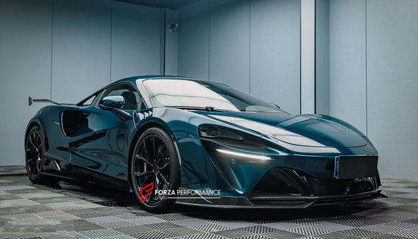 DRY CARBON BODY KIT for MCLAREN ARTURA  Set includes:  Front Lip Side Skirts Rear Diffuser Rear Side Splitters Rear GT Wing Spoiler