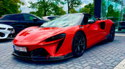 DRY CARBON BODY KIT for MCLAREN ARTURA

Set includes:

Front Lip
Side Skirts
Rear Diffuser
Rear Side Splitters
Rear GT Wing Spoiler

Material: Dry Carbon

Note: Professional installation is required
