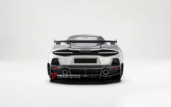 DRY CARBON BODY KIT FOR MCLAREN GT 2019 - 2023

Set Include:

Front Lip

Front Hood / Bonnet
Side Skirts
Side Air Vent Covers
Rear Spoiler
Rear Diffuser

Material: Dry Carbon

CONTACT US FOR PRICING