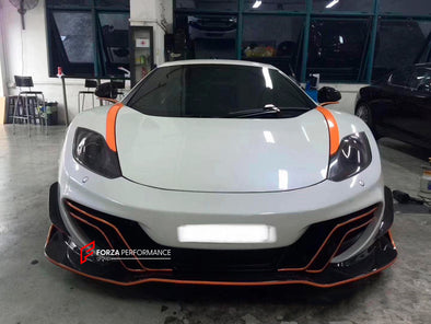 DRY CARBON BODY KIT for MCLAREN MP4-12C 2011 - 2014

Set includes:

Front Bumper Insert

Front Bumper Canards
Side Skirts
Side Air Vents Cover
Rear Spoiler
Rear Diffuser

Material: Dry Carbon

Note: Professional installation is required

CONTACT US FOR PRICING