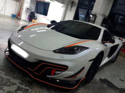 DRY CARBON BODY KIT for MCLAREN MP4-12C 2011 - 2014

Set includes:

Front Bumper Insert

Front Bumper Canards
Side Skirts
Side Air Vents Cover
Rear Spoiler
Rear Diffuser

Material: Dry Carbon

Note: Professional installation is required

CONTACT US FOR PRICING