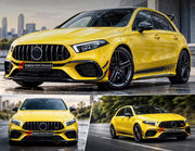 DRY CARBON BODY KIT for MERCEDES-BENZ A-CLASS AMG W177 A45 2018+

Set includes:
Front Lip
Front Bumper Canards
Side Skirts
Rear Diffuser

Material: Dry Carbon

NOTE: Professional installation is required.