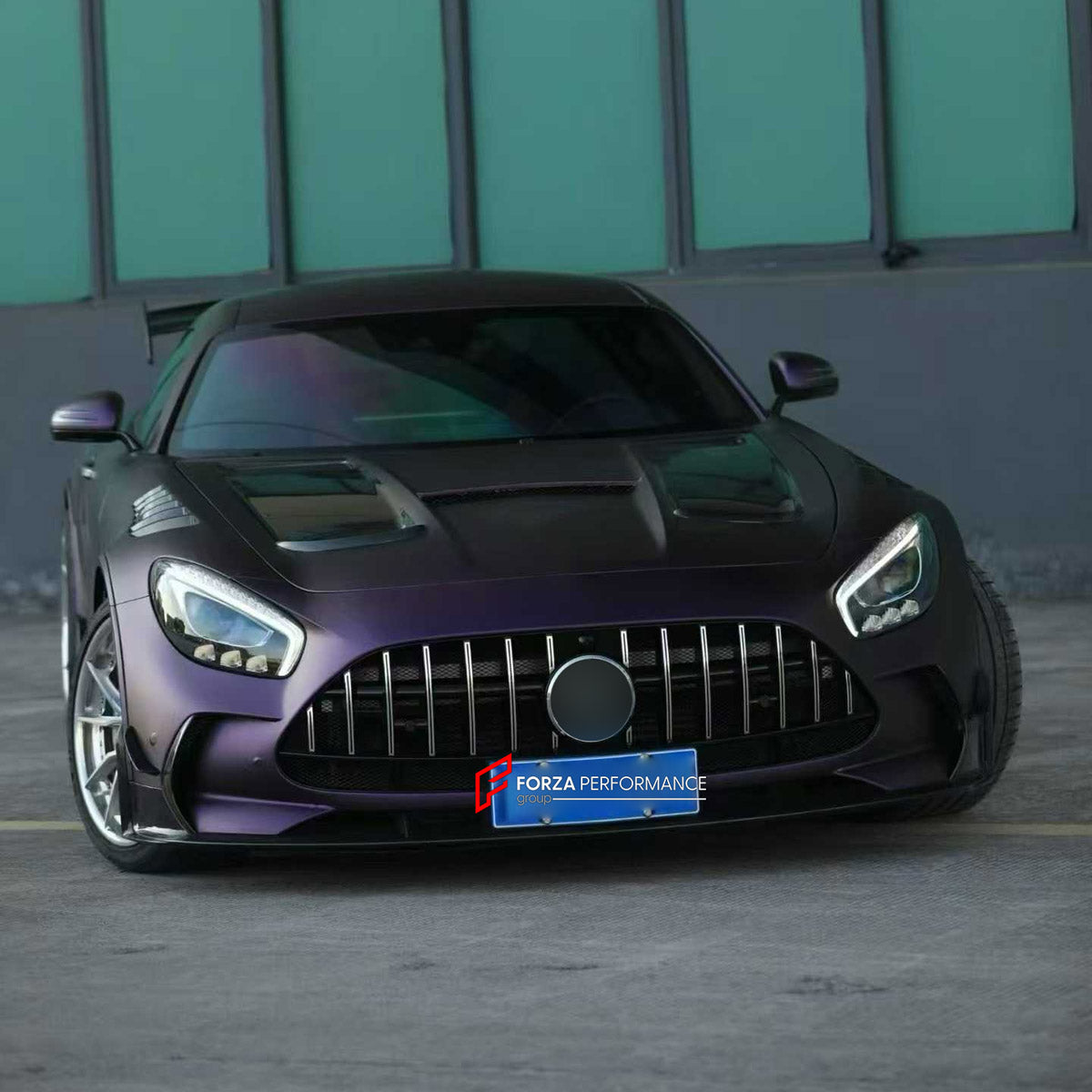 DRY CARBON BODY KIT for MERCEDES-BENZ AMG GT GTS GTC GTR 2014 - 2022 FORZA PERFORMANCE custom fit Black Series

Set includes:
Front Lip
Front Bumper Assembly
Front Grille
License Plate
Hood Bonnet
Front Fenders
Fender Flares
Side Skirts
Rear Spoiler Wing
Rear Bumper Assembly
Rear Diffuser

Material: Dry Carbon, Plastic

NOTE: Professional installation is required.