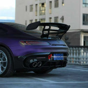 DRY CARBON BODY KIT for MERCEDES-BENZ AMG GT GTS GTC GTR 2014 - 2022 FORZA PERFORMANCE custom fit Black Series

Set includes:
Front Lip
Front Bumper Assembly
Front Grille
License Plate
Hood Bonnet
Front Fenders
Fender Flares
Side Skirts
Rear Spoiler Wing
Rear Bumper Assembly
Rear Diffuser

Material: Dry Carbon, Plastic

NOTE: Professional installation is required.