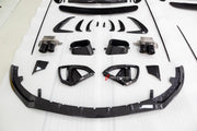 DRY CARBON BODY KIT for Mercedes-Benz AMG GT43 GT50 GT55 GT63 C192 2024+
Set includes:

Front Lip
Front Grille Trims
Front Bumper Canards
Front Bumper Air Vent Trims
Mirror Covers
Side Skirts
Rear Wing Spoiler
Rear Diffuser
Exhaust Tips
Material: Dry Carbon

NOTE: Professional installation is required.