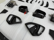 DRY CARBON BODY KIT for Mercedes-Benz AMG GT43 GT50 GT55 GT63 C192 2024+
Set includes:

Front Lip
Front Grille Trims
Front Bumper Canards
Front Bumper Air Vent Trims
Mirror Covers
Side Skirts
Rear Wing Spoiler
Rear Diffuser
Exhaust Tips
Material: Dry Carbon

NOTE: Professional installation is required.