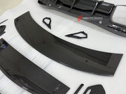 DRY CARBON BODY KIT for Mercedes-Benz AMG GT43 GT50 GT55 GT63 C192 2024+
Set includes:

Front Lip
Front Grille Trims
Front Bumper Canards
Front Bumper Air Vent Trims
Mirror Covers
Side Skirts
Rear Wing Spoiler
Rear Diffuser
Exhaust Tips
Material: Dry Carbon

NOTE: Professional installation is required.