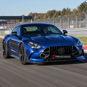 DRY CARBON BODY KIT for MERCEDES-BENZ AMG GT63 C192 COUPE 2024+

Set includes:
Front Lip
Front Bumper Canards
Front Grille Mesh Cover Trims
Hood Bonnet
Side Fender Vents
Side Skirts
Rear Spoiler Wing
Rear Bumper Fins
Rear Diffuser

Material: Dry Carbon

NOTE: Professional installation is required.