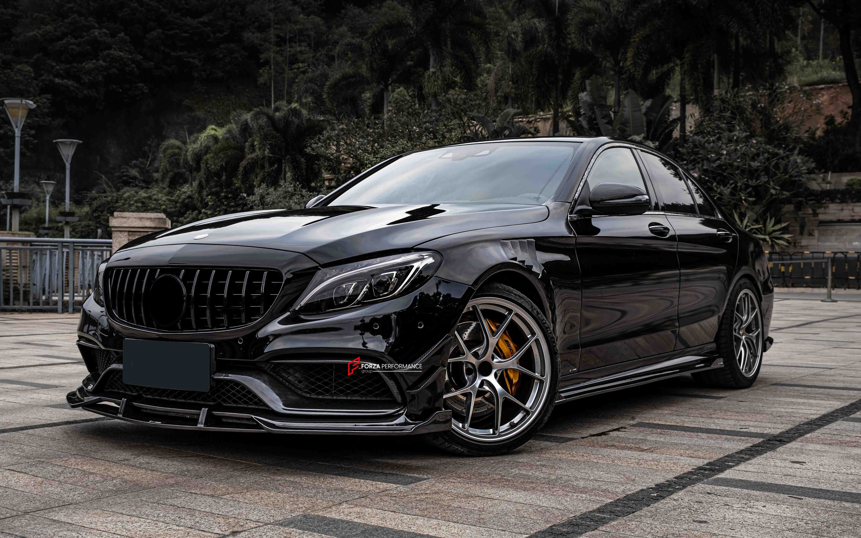 Amg Modified DRY CARBON BODY KIT FOR MERCEDES BENZ C63 S AMG W205 – Forza ...