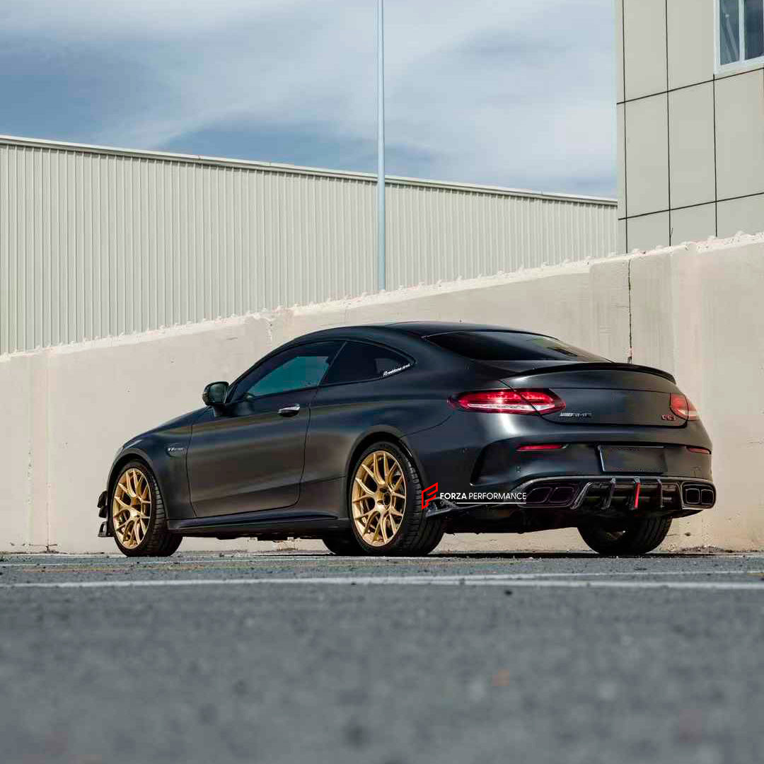 DRY CARBON BODY KIT for MERCEDES BENZ C63S AMG W205 2016 - 2023

Set includes:

Front Lip
Front Bumper Canards
Rear Spoiler
Rear Diffuser

Material: Dry Carbon

NOTE: Professional installation is required

Payment ►

Visa
Mastercard
PayPal with a credit card (add 4.4% at checkout)
Payoneer
Cryptocurrency
Shipment ►
By express DHL/UPS/TNT/FedEx
To the local international airport
Special line by air
Special line by the sea
To Europe and the UK by train

Please let us know which shipping option you prefer.
