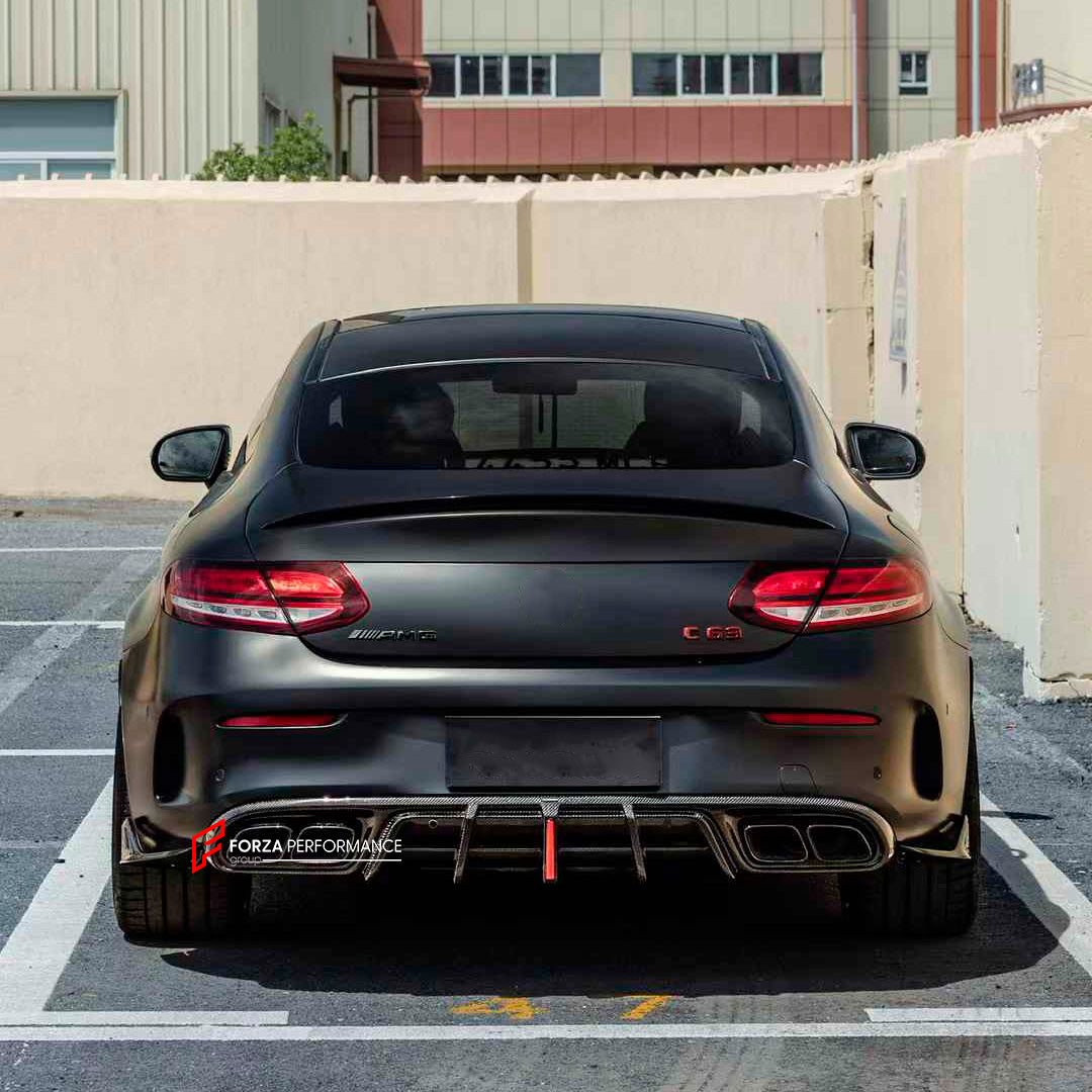 DRY CARBON BODY KIT for MERCEDES BENZ C63S AMG W205 2016 - 2023

Set includes:

Front Lip
Front Bumper Canards
Rear Spoiler
Rear Diffuser

Material: Dry Carbon

NOTE: Professional installation is required

Payment ►

Visa
Mastercard
PayPal with a credit card (add 4.4% at checkout)
Payoneer
Cryptocurrency
Shipment ►
By express DHL/UPS/TNT/FedEx
To the local international airport
Special line by air
Special line by the sea
To Europe and the UK by train

Please let us know which shipping option you prefer.
