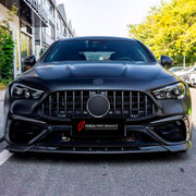DRY CARBON BODY KIT for Mercedes Benz CLE53 AMG 2024+
Set includes:

Front Lip
Side Mirror Covers
Side Skirts
Roof Spoiler
Rear Diffuser
Material: Dry Carbon

NOTE: Professional installation is required.