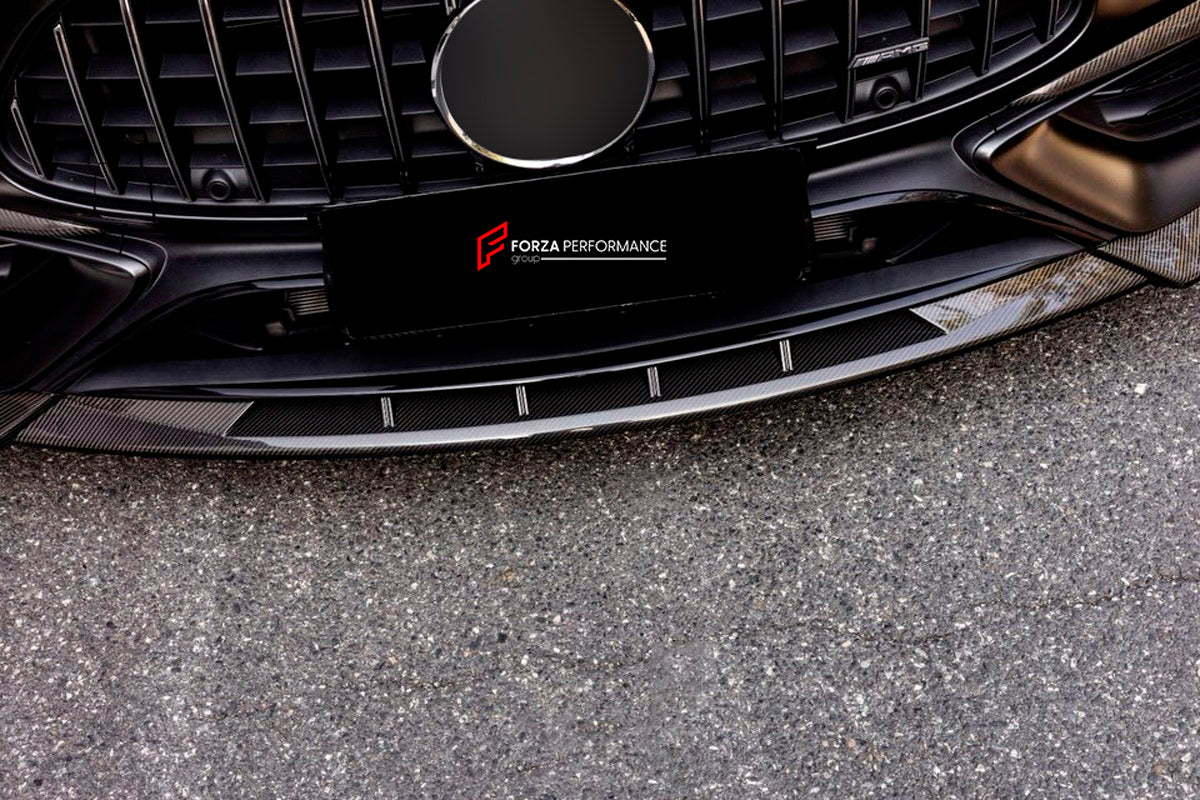 DRY CARBON BODY KIT for Mercedes Benz CLE53 AMG 2024+
Set includes:

Front Lip
Side Mirror Covers
Side Skirts
Roof Spoiler
Rear Diffuser
Material: Dry Carbon

NOTE: Professional installation is required.