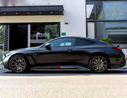 DRY CARBON BODY KIT for Mercedes Benz CLE53 AMG 2024+
Set includes:

Front Lip
Side Mirror Covers
Side Skirts
Roof Spoiler
Rear Diffuser
Material: Dry Carbon

NOTE: Professional installation is required.