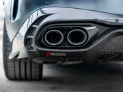 DRY CARBON BODY KIT for Mercedes Benz CLE53 AMG 2024+
Set includes:

Front Lip
Side Mirror Covers
Side Skirts
Roof Spoiler
Rear Diffuser
Material: Dry Carbon

NOTE: Professional installation is required.