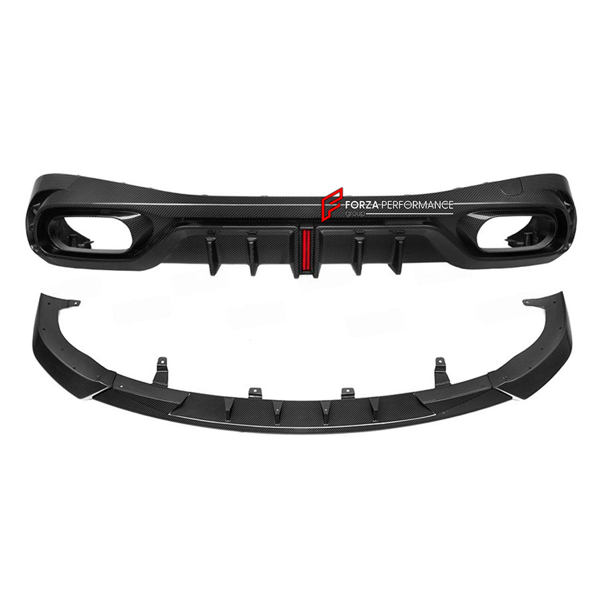 DRY CARBON BODY KIT for Mercedes Benz CLE53 AMG 2024+
Set includes:

Front Lip
Side Mirror Covers
Side Skirts
Roof Spoiler
Rear Diffuser
Material: Dry Carbon

NOTE: Professional installation is required.