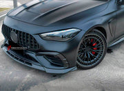 DRY CARBON BODY KIT for Mercedes Benz CLE53 AMG 2024+
Set includes:

Front Lip
Side Mirror Covers
Side Skirts
Roof Spoiler
Rear Diffuser
Material: Dry Carbon

NOTE: Professional installation is required.