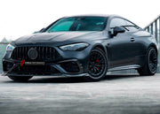 DRY CARBON BODY KIT for Mercedes Benz CLE53 AMG 2024+
Set includes:

Front Lip
Side Mirror Covers
Side Skirts
Roof Spoiler
Rear Diffuser
Material: Dry Carbon

NOTE: Professional installation is required.