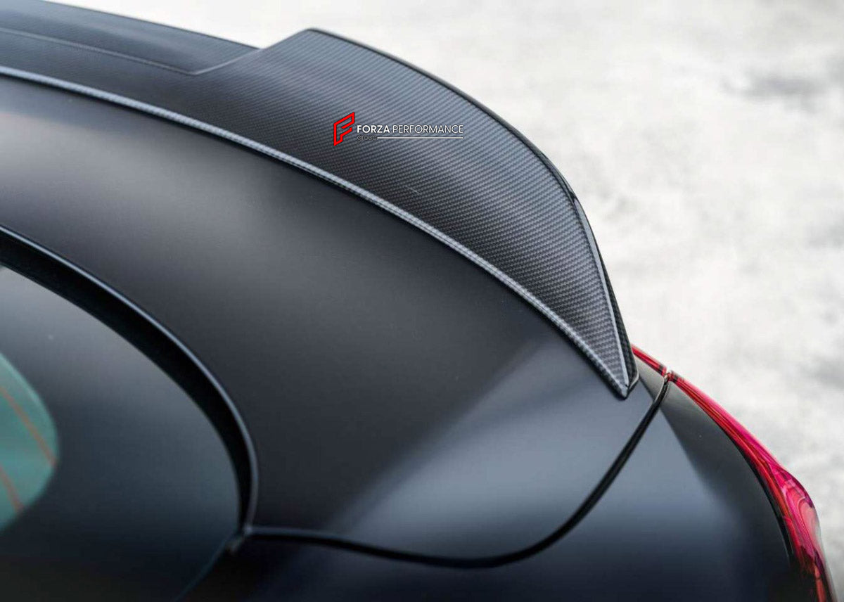 DRY CARBON BODY KIT for Mercedes Benz CLE53 AMG 2024+
Set includes:

Front Lip
Side Mirror Covers
Side Skirts
Roof Spoiler
Rear Diffuser
Material: Dry Carbon

NOTE: Professional installation is required.