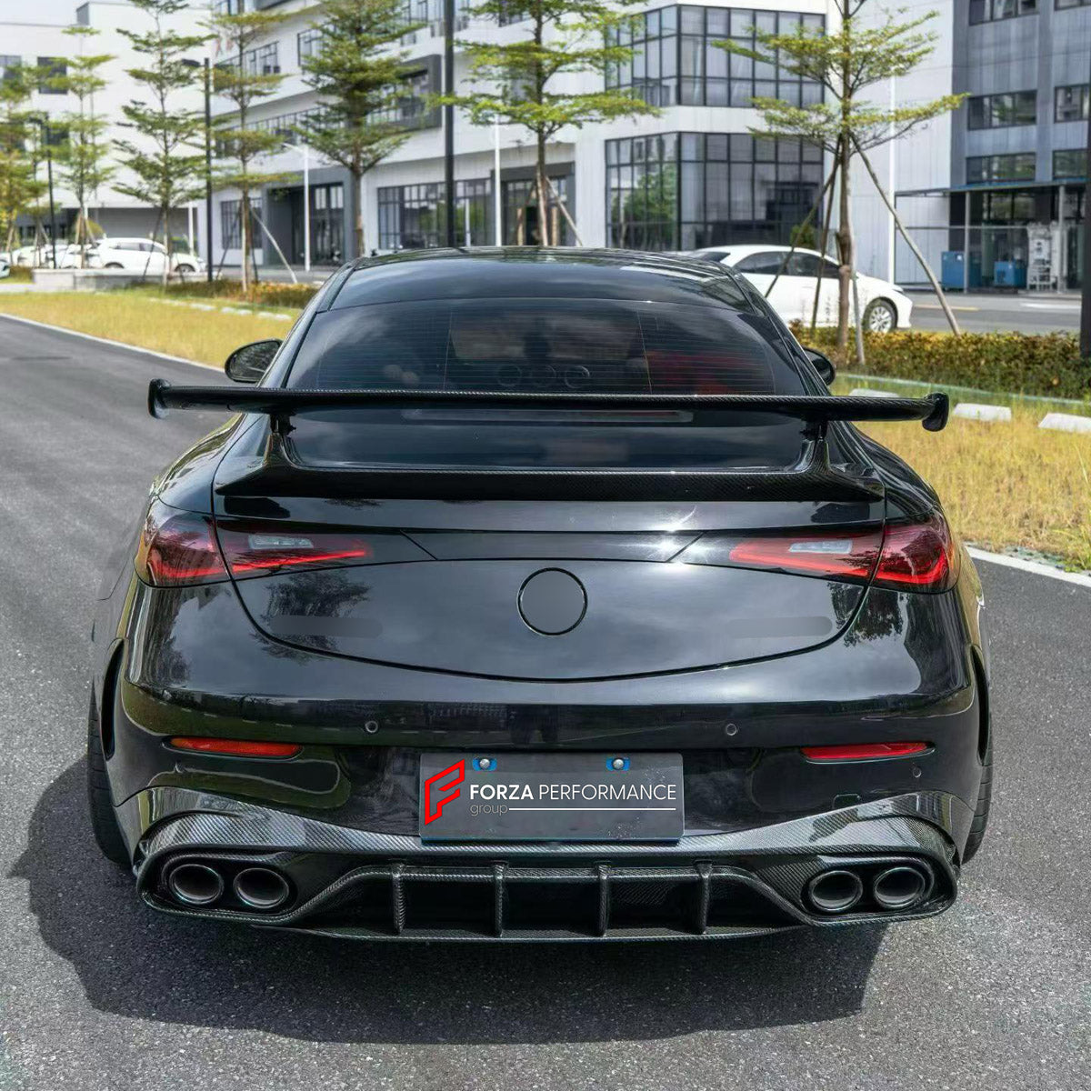 DRY CARBON BODY KIT for Mercedes-Benz CLE53 AMG 2024+
Set includes:

Front Lip
Front Bumper Air Vent Covers
Hood Bonnet
Front Fenders
Rear Spoiler Wing
Rear Bumper Fins
Rear Diffuser
Material: Dry Carbon

NOTE: Professional installation is required.