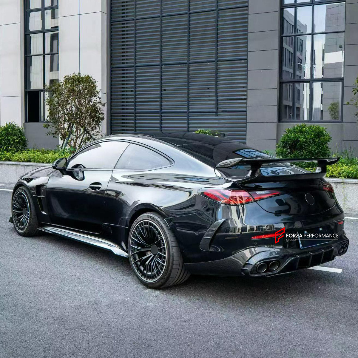 DRY CARBON BODY KIT for Mercedes-Benz CLE53 AMG 2024+
Set includes:

Front Lip
Front Bumper Air Vent Covers
Hood Bonnet
Front Fenders
Rear Spoiler Wing
Rear Bumper Fins
Rear Diffuser
Material: Dry Carbon

NOTE: Professional installation is required.
