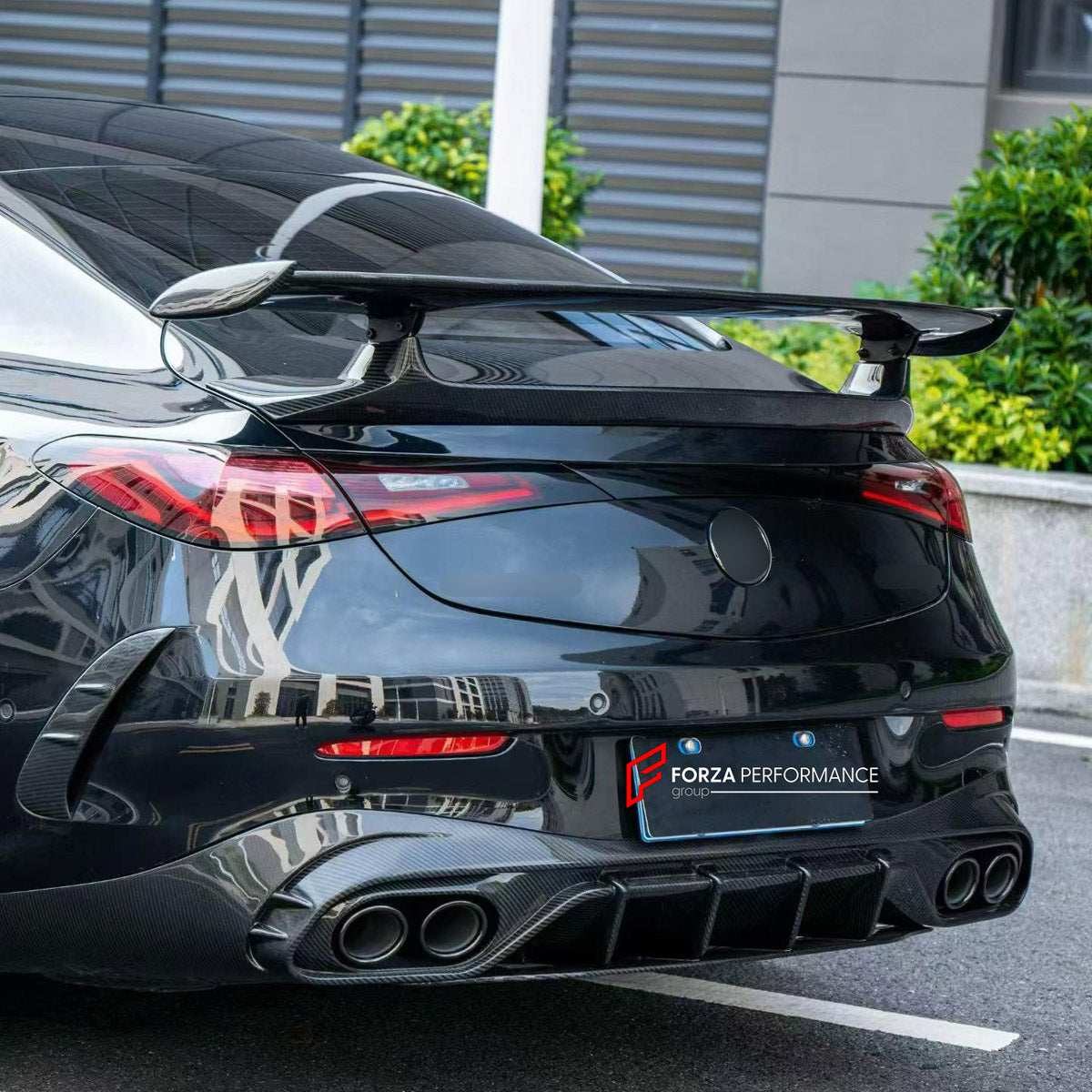 DRY CARBON BODY KIT for Mercedes-Benz CLE53 AMG 2024+
Set includes:

Front Lip
Front Bumper Air Vent Covers
Hood Bonnet
Front Fenders
Rear Spoiler Wing
Rear Bumper Fins
Rear Diffuser
Material: Dry Carbon

NOTE: Professional installation is required.