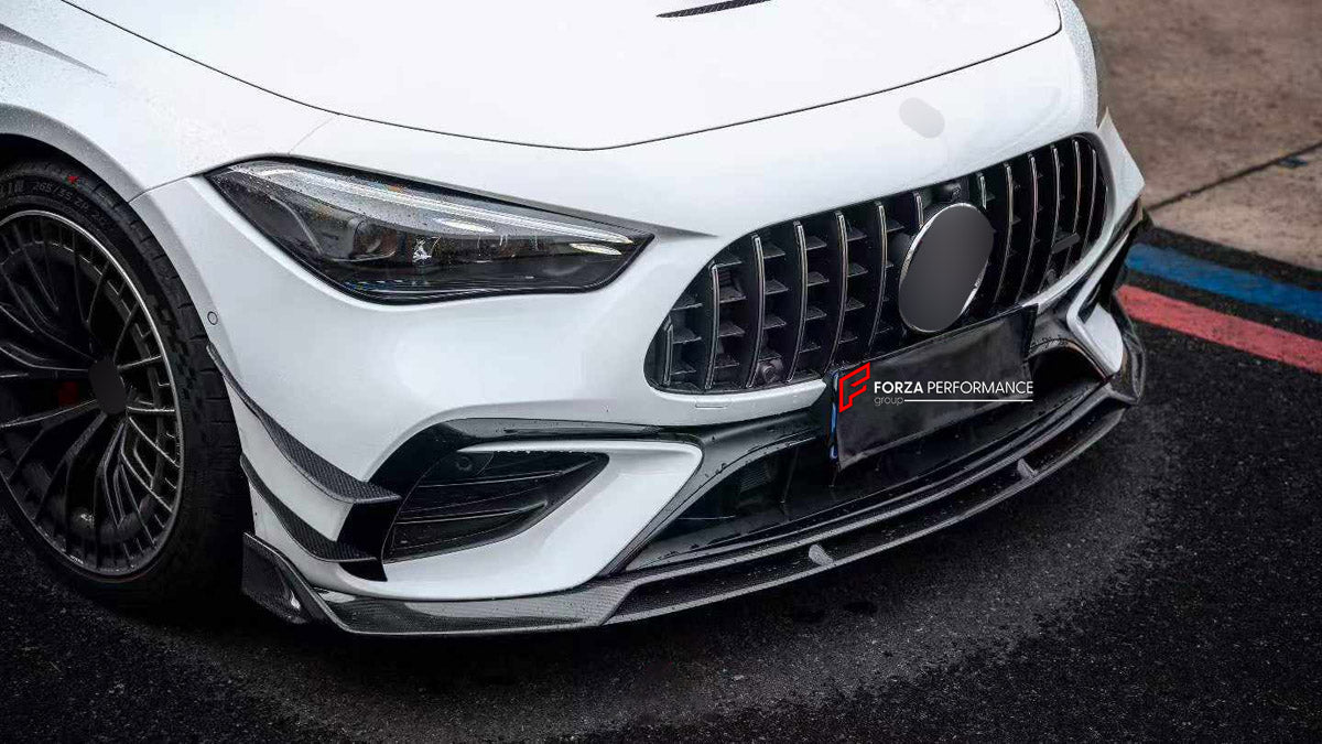 DRY CARBON BODY KIT for MERCEDES-BENZ CLE53 AMG COUPE C236 2025+

Set includes:
Front Lip
Front Bumper Canards
Side Skirts
Ducktail Spoiler
Rear Diffuser

Material: Dry Carbon

NOTE: Professional installation is required.