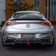 DRY CARBON BODY KIT for MERCEDES-BENZ CLE53 AMG COUPE C236 2025+

Set includes:
Front Lip
Front Bumper Canards
Side Skirts
Ducktail Spoiler
Rear Diffuser

Material: Dry Carbon

NOTE: Professional installation is required.