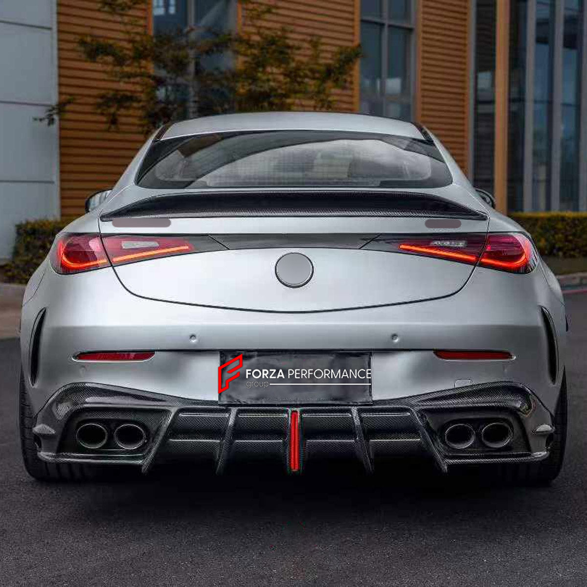 DRY CARBON BODY KIT for MERCEDES-BENZ CLE53 AMG COUPE C236 2025+

Set includes:
Front Lip
Front Bumper Canards
Side Skirts
Ducktail Spoiler
Rear Diffuser

Material: Dry Carbon

NOTE: Professional installation is required.
