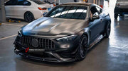 DRY CARBON BODY KIT for MERCEDES-BENZ CLE53 AMG COUPE C236 2025+

Set includes:
Front Lip
Front Bumper Canards
Side Skirts
Ducktail Spoiler
Rear Diffuser

Material: Dry Carbon

NOTE: Professional installation is required.